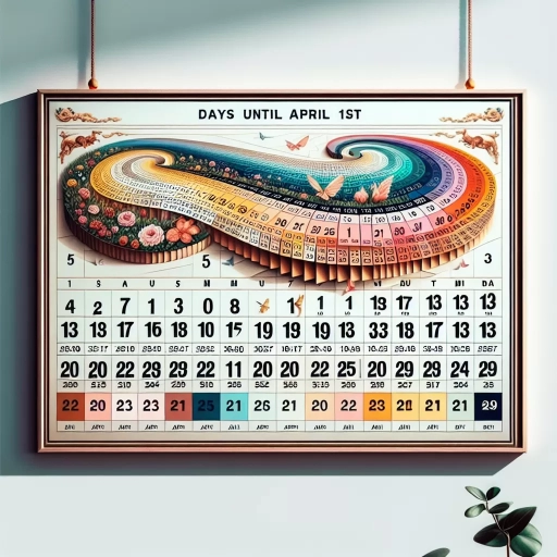 how many days until april 1st