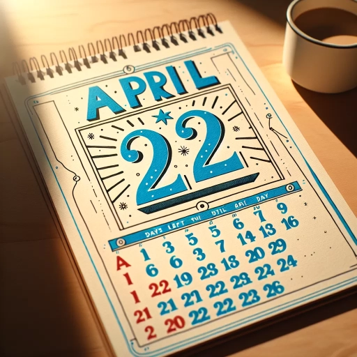 how many days until april 22