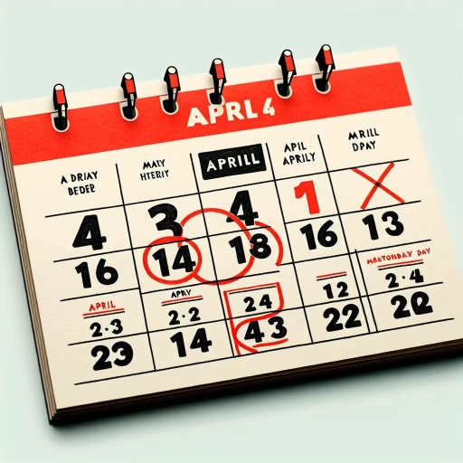how many days until april 4
