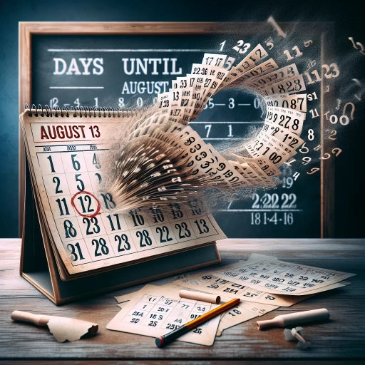 how many days until august 13