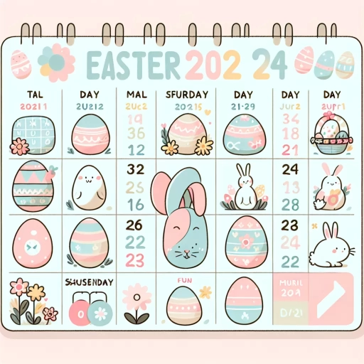 how many days until easter 2024