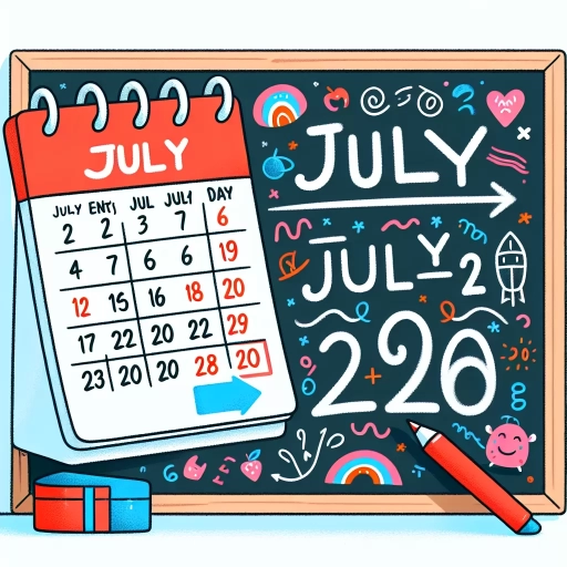 how many days until july 20