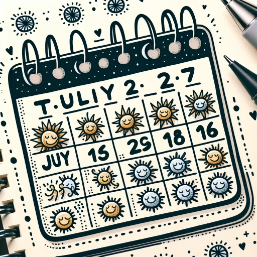 how many days until july 27