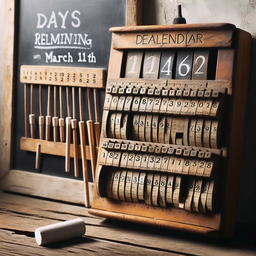 how many days until march 11