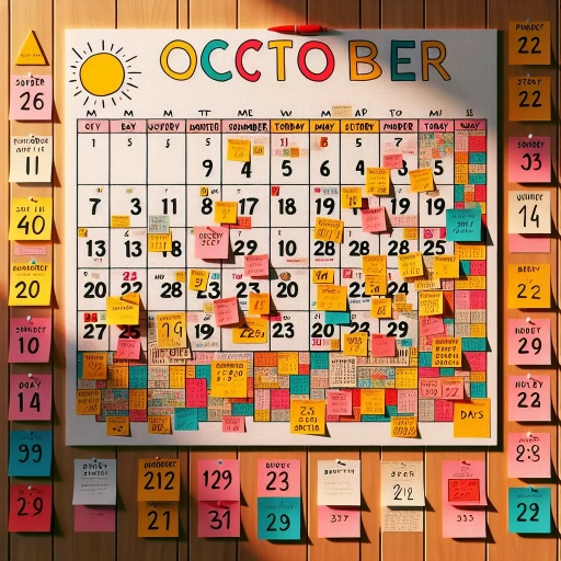 how many days until october
