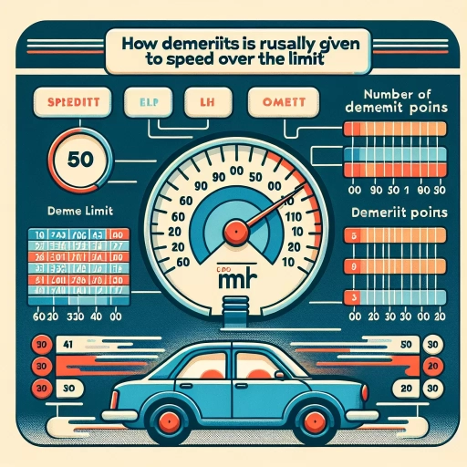 how many demerits for speeding