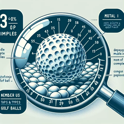 how many dimples in a golf ball