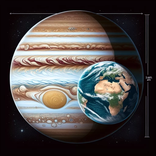 how many earths can fit in jupiter