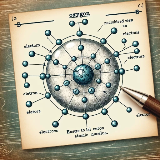 how many electrons in oxygen