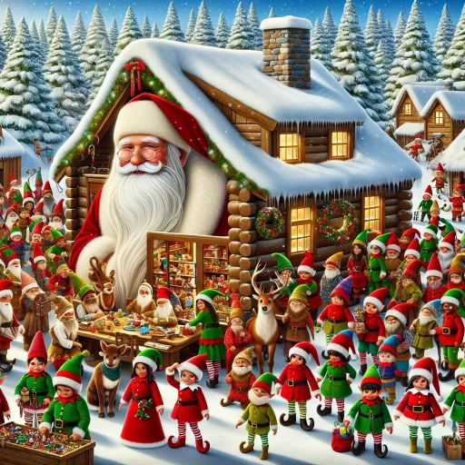 how many elves does santa have