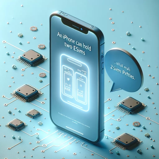 how many esims can iphone have