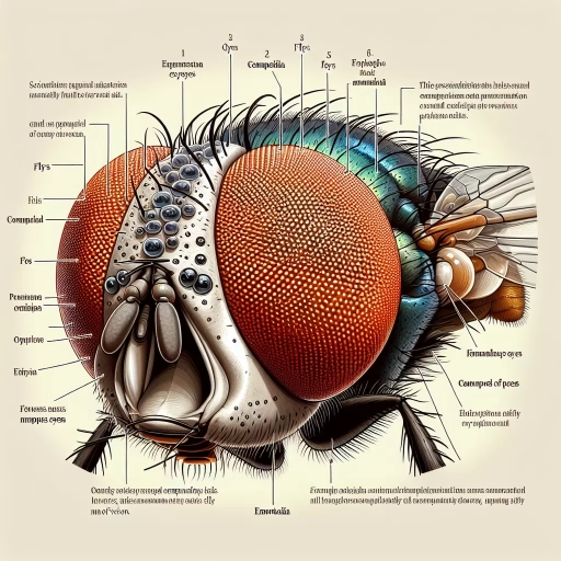 how many eyes do flies have
