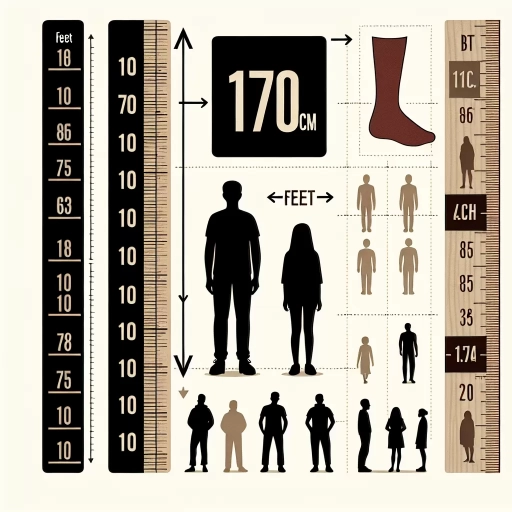 how many feet is 170 cm