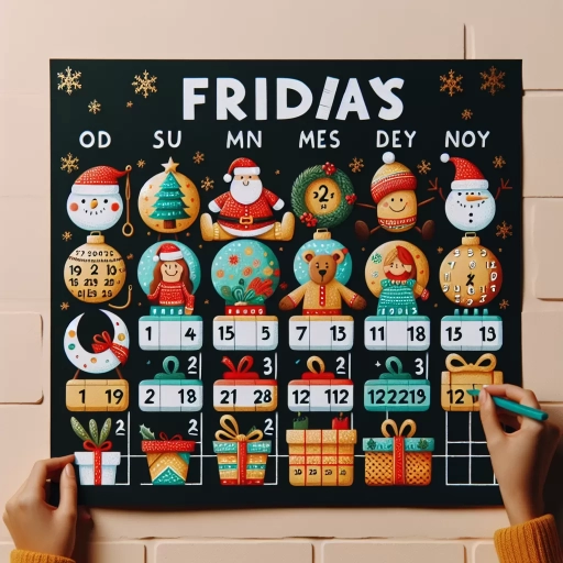 how many fridays till christmas