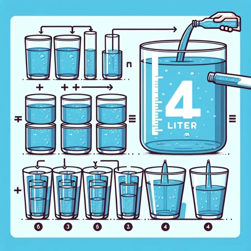 how many glasses of water is 1 liter