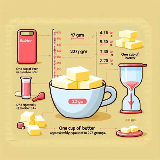 how many grams in a cup of butter
