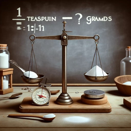 how many grams in a teaspoon of powder