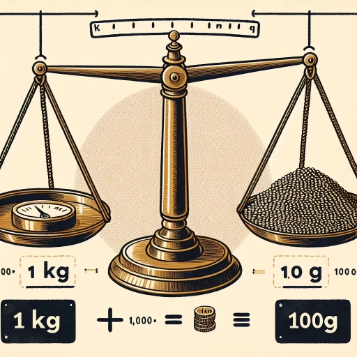 how many grams is 1kg