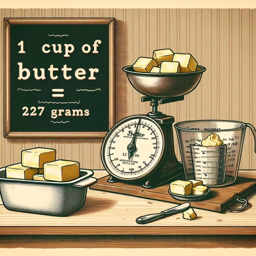 how many grams is a cup of butter