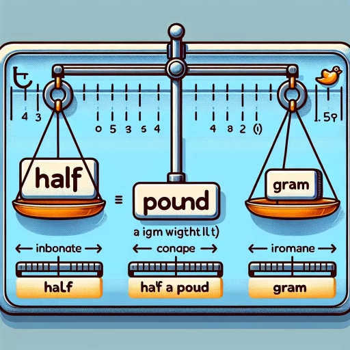 how many grams is half a pound