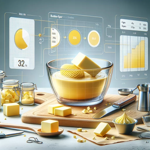 how many grams of butter in a cup
