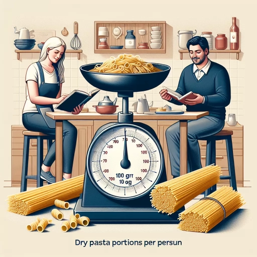 how many grams of dry pasta per person
