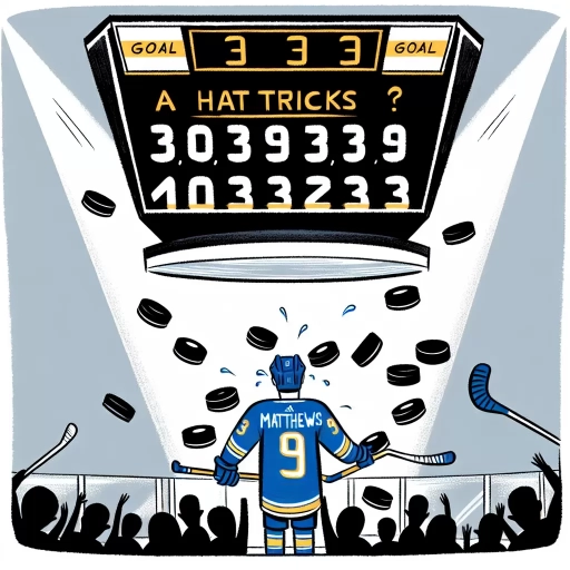 how many hat tricks does matthews have this season