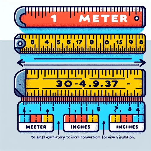 how many inches in a metre
