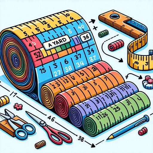 how many inches in a yard of fabric