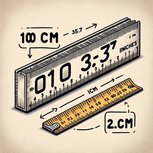 how many inches is 100 cm