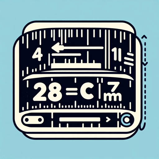 how many inches is 28 cm