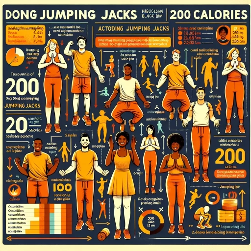 how many jumping jacks to burn 200 calories