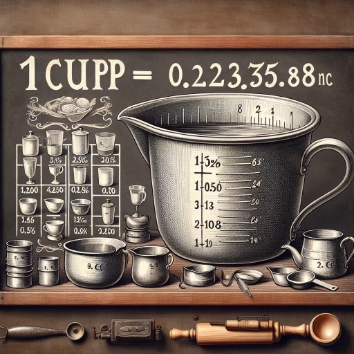 how many liters in a cup