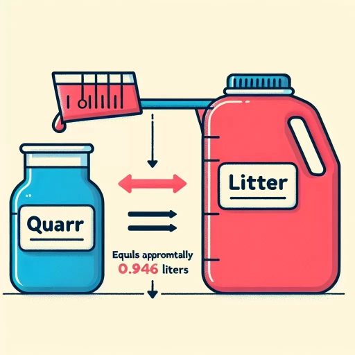 how many liters is a quart