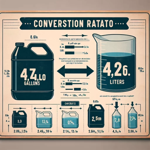 how many litres in 1 gallon