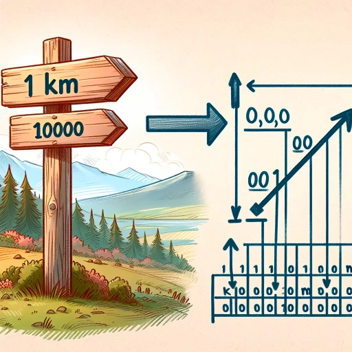 how many metres in a km
