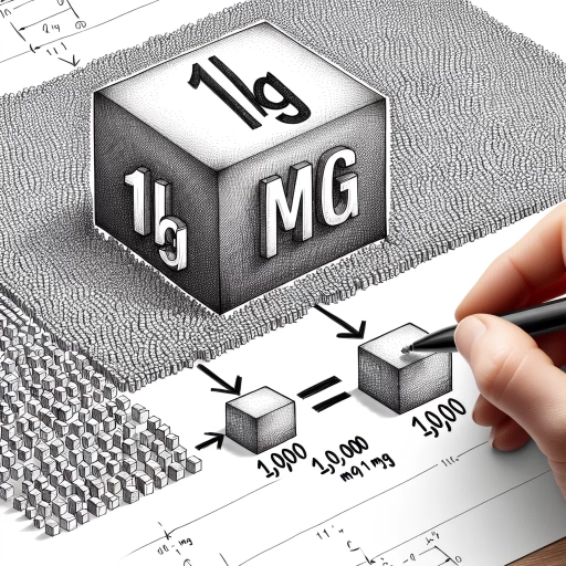 how many mg in a kg