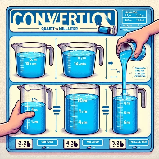 how many milliliters in a quart