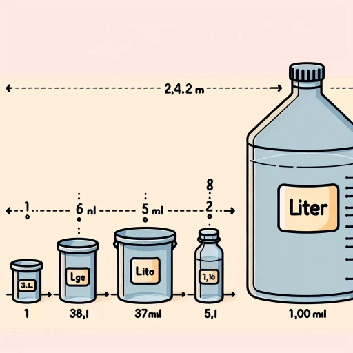 how many ml in 1 l