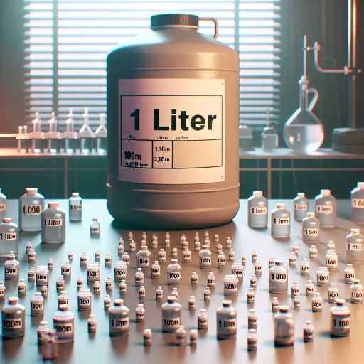 how many ml in 1 liter
