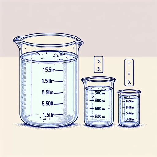how many ml in 1.5 liters