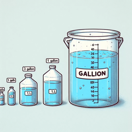 how many ml in a gallon of water