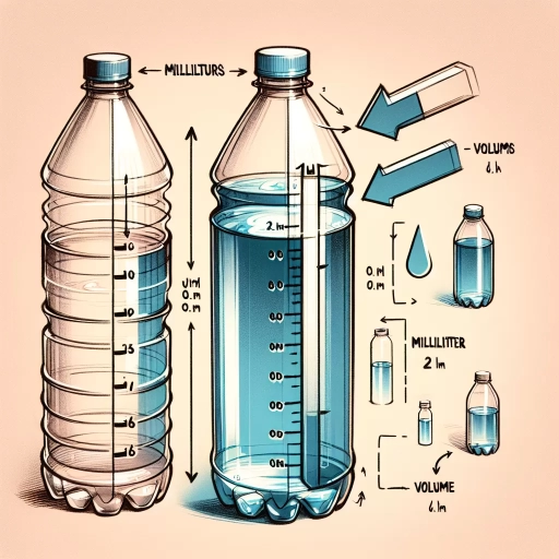how many ml in a water bottle