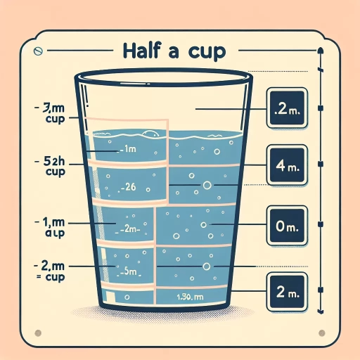 how many ml in half a cup