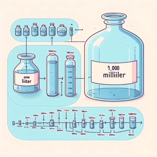 how many ml in one litre