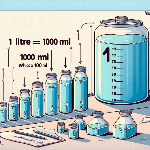 how many ml is 1 litre