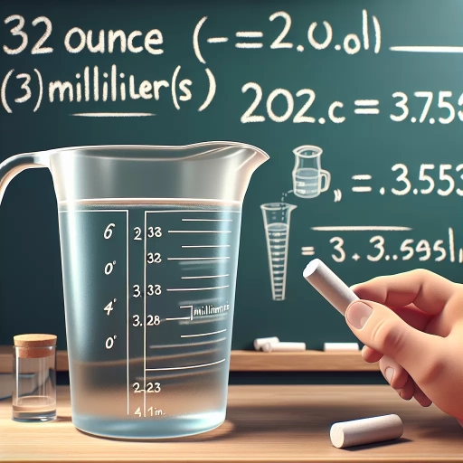 how many ml is 32 oz