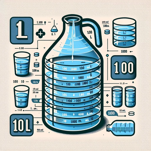 how many ml.in a litre