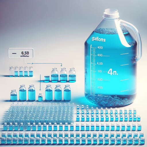 how many mls in a gallon