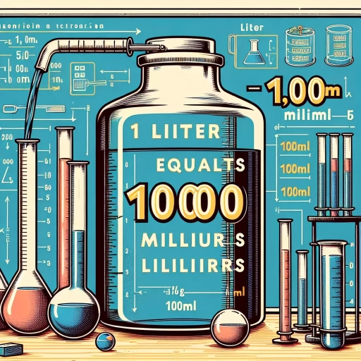 how many mls in a litre